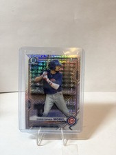 Christopher Morel 2021 Bowman Chrome 1st Mega Mojo Refractor CUBS RAYS