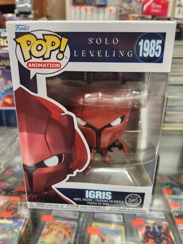 Funko Pop!  Igris Chase Solo Leveling 1985 Animation Metallic With Protector