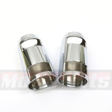 Radiator Hose End Caps 34 Heater Hose Caps Universal Chrome Aluminum Ls Swap