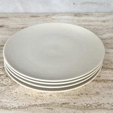 Set of 4~Crate & Barrel~Domo Pearl~Dinner Plates~Design House Stockholm~Near New