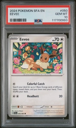 2024 POKEMON SFA EN-SHROUDED FABLE #050 EEVEE PSA 10