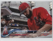 2018 Topps Opening Day Topps.com Online Exclusive 5x7 10/49 Matt Shoemaker 16d6