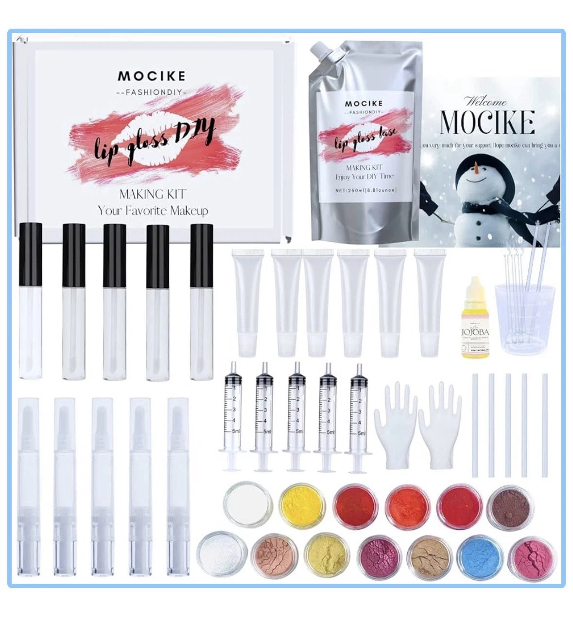 DIY Lip Gloss Making Kit - 26 Pcs DIY Lip Gloss Set, Make Your Own Lip Gloss
Opens in a new window o