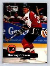 1991-92 Pro Set - Murray Craven #175 Philadelphia Flyers Hockey Card