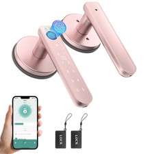 BAFUWEIY Fingerprint Door Lock, 6in1 Smart Door Knob with App Control/Fingerp...