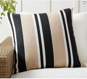 Pottery Barn 24” Sunbrella® Ziva Striped Outdoor NWT Pillow