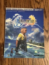 Final Fantasy X Official Strategy Guide with Poster - Brady Games - Paperback