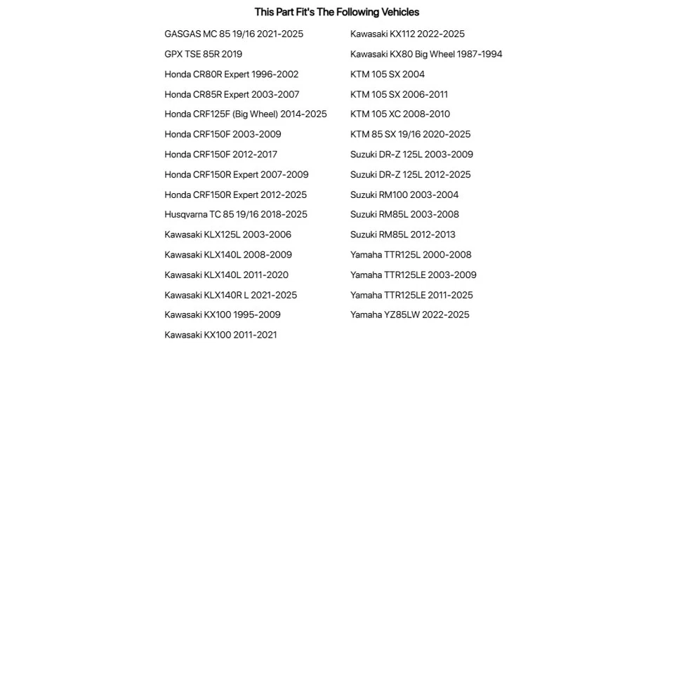 Neumático terreno blando/intermedio Tusk EMEX T-35 90/100x16 para Yamaha TTR125L 2000 Foto 2 de 4