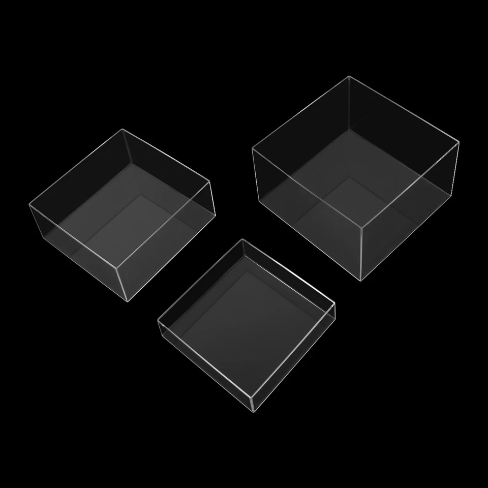 3 juegos de soportes elevadores de exhibición de 8/9/10 pulgadas soportes de exhibición fondos huecos Foto 2 de 4