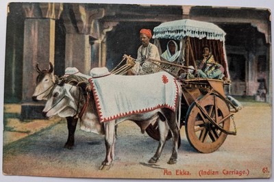 Los von 8 Vintage-Indien-Postkarten: Naga & Chota Nagpur Tänzer, Ellora Caves usw