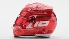Charles Leclerc Ferrari HP Singapore 2024 Helmet 1:5 Scale 1:5 LOOKSMART LSHEL006
