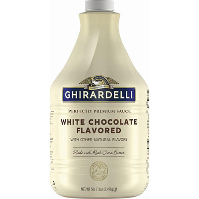 Premium Sauce White Chocolate Flavored with Other Natural Flavors, 87.3 Ounce Bo