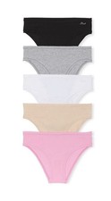 VICTORIA'S SECRET 5-Pack Cheeky Panties Cotton - NEW IN PACKAGING - LARGE