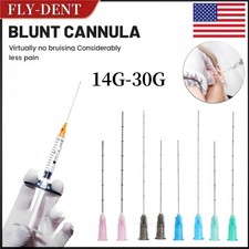 Disposable Blunt Tip Micro Cannula Needle Filler Injection Facial Nose 14G-30G