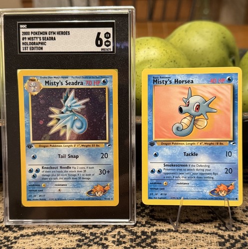 Misty's Seadra (1st Edition) graded SGC 6 for sale on eBay