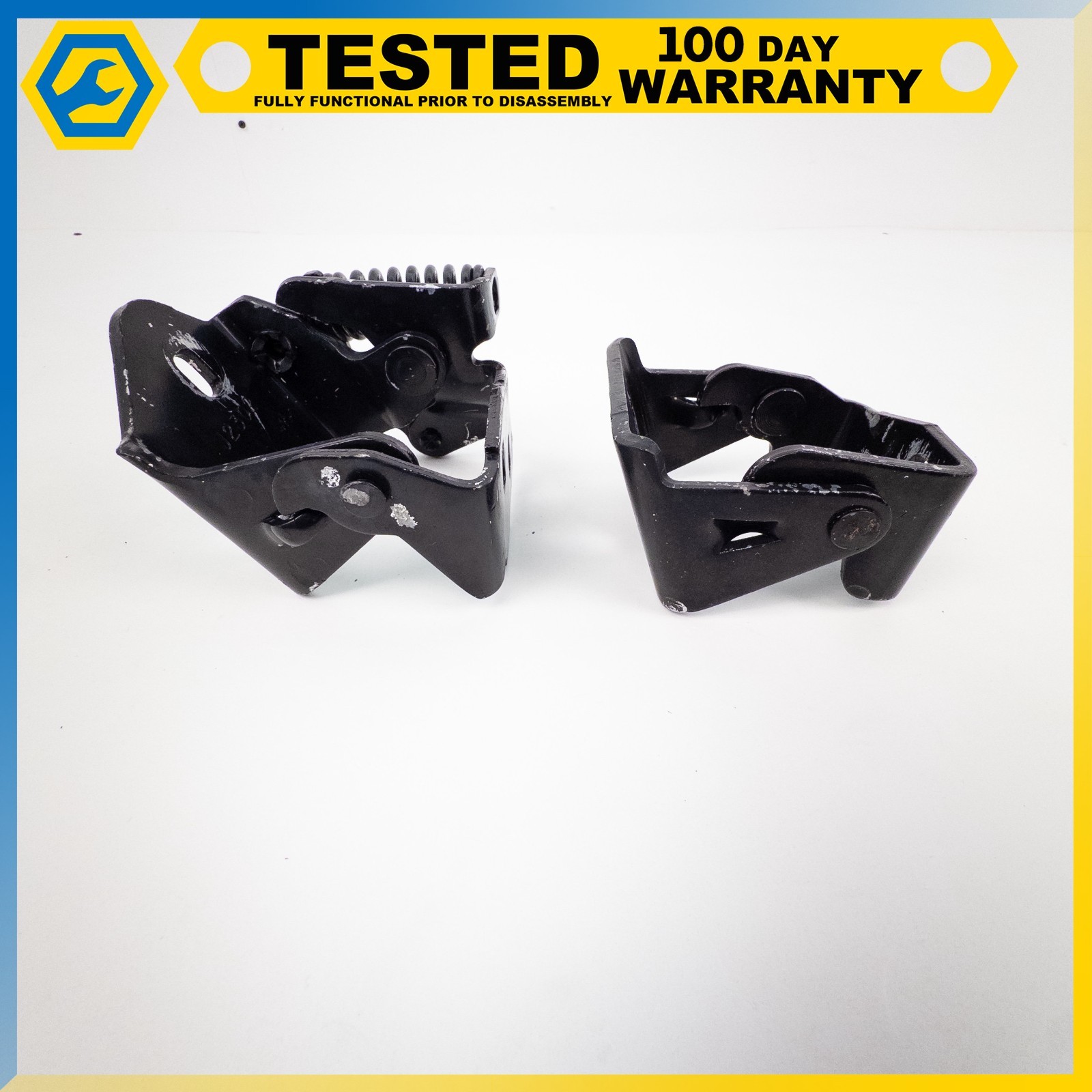 05-13 CHEVROLET CORVETTE C6 FRONT LEFT SIDE LOWER UPPER DOOR HINGE SET OEM