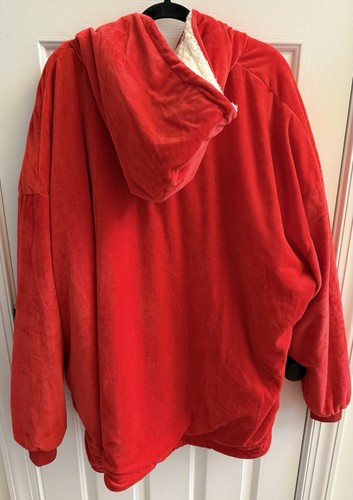 Kansas City Chiefs Football Oversized Decke Hoodie Sherpa Fleece One Size - Bild 2 von 5