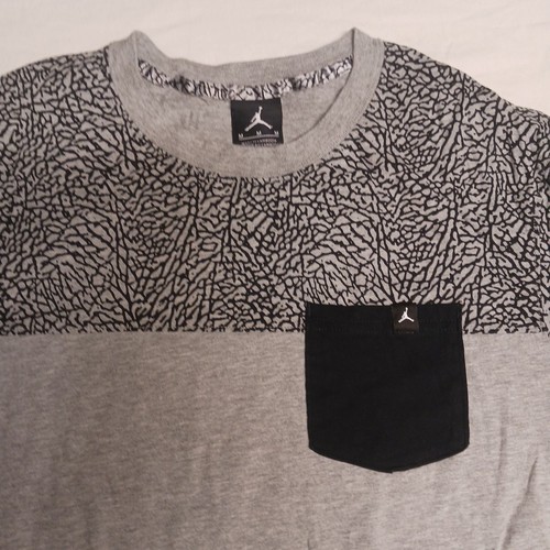 Michael Jordan T Shirt Medium Jumpman Pocket Shoulder Design - Picture 2 of 10