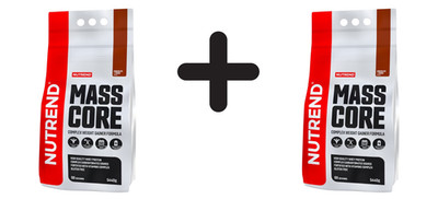 2 x Nutrend Mass Core, Chocolate + Cocoa - 5440g (11,03 EUR/kg)