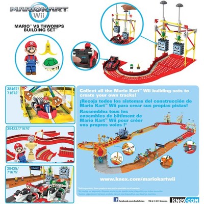 K'nex Mario & Thwomps Wii Motorized kart Building Set, Knex 139
