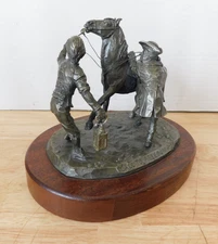 1972 Call To Freedom Hudson Pewter Sculpture #A513, Philip Kraczkowski, 10/70