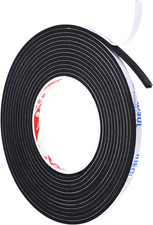 5M/16.4Ft Sealing Foam Tape, 6Mm Wide 3Mm Thick Single Sided Weather Stripping D