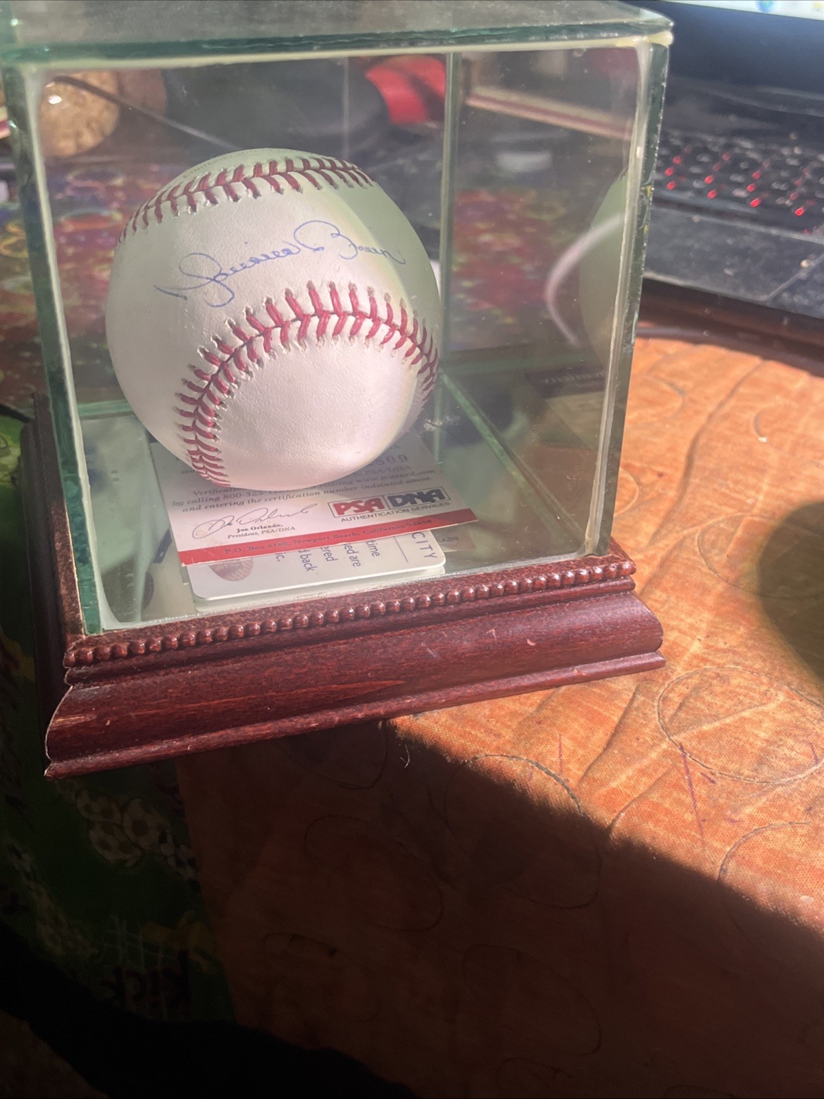 Mariano Rivera Sandman Signed Baseball Ball  PSA Certified Limited Edition /100 view 2