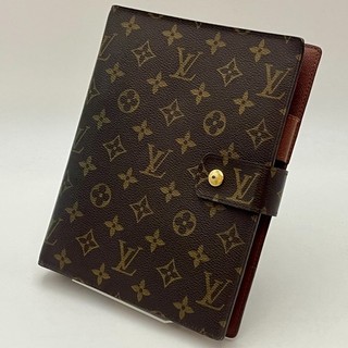 LOUIS VUITTON Monogram Agenda GM Day Planner Cover R20106 Auth Excellent B172