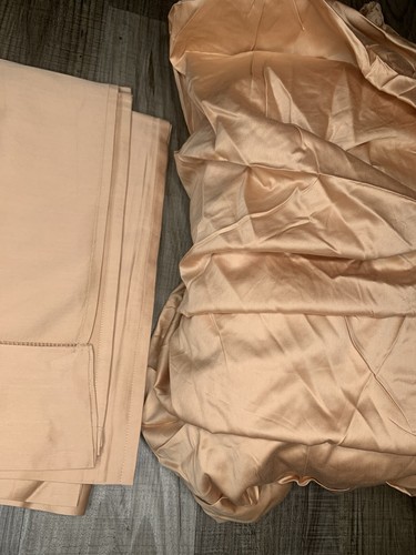 Sferra Giotto Queen Bettwäsche Set Ägyptische Baumwolle Satin Flach & Spannbetttuch (2) Honig? - Bild 11 von 12