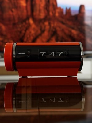 Sankyo 401C Orange - Space Age Flip Clock