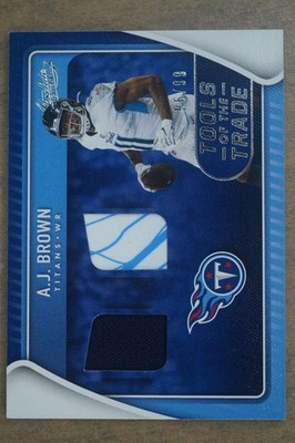 2021 Panini Absolute A.J. Brown Tools of the Trade Double /99 #TTD50 DZ48