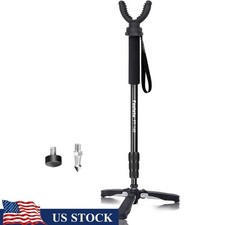Shooting Monopod Tripod U-Shaped Yoke Aluminum Alloy 360 Swivel Stable 10lbs US