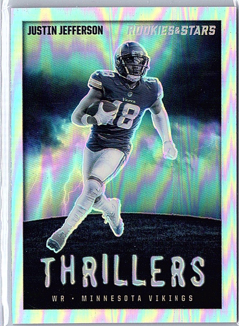 2023 Panini Rookies & Stars #TH-20 Justin Jefferson Thrillers Silver