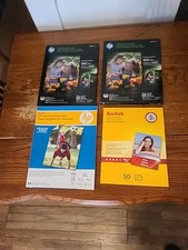 4 New Packages 8.5" 11" Glossy Photo Paper