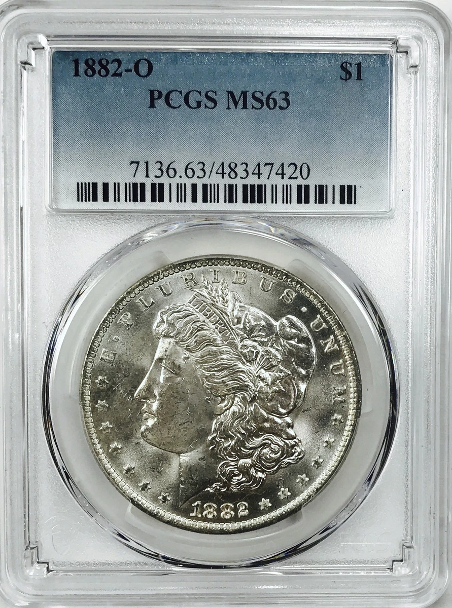 MS 63 Graded 1882 Year Morgan US Dollars (1878-1921) for sale | eBay