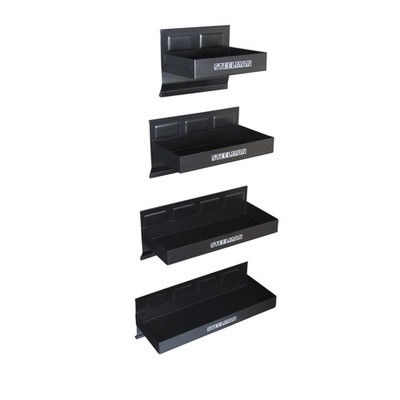 Steelman 4 Pc Magnetic Tool Parts Tray Set with Rubberized Contact Points 41811
