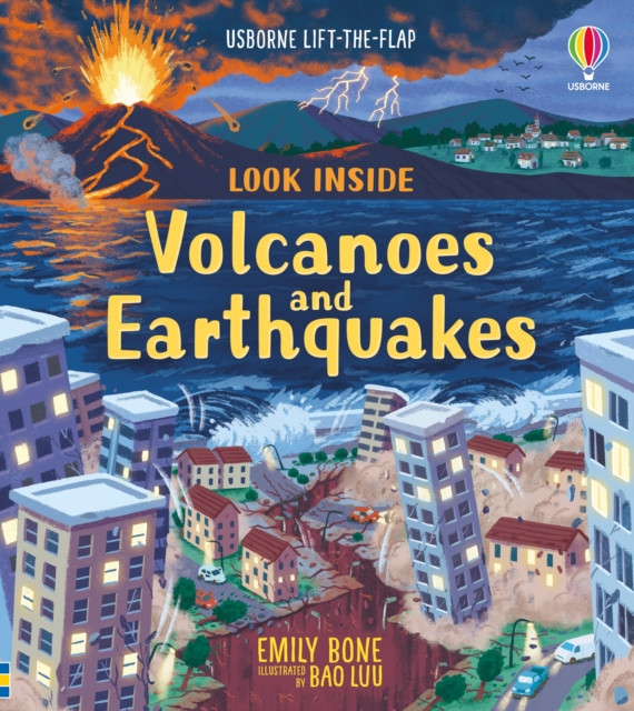 Look Inside Volcanoes and Earthquakes by Emily Bone (Board book)