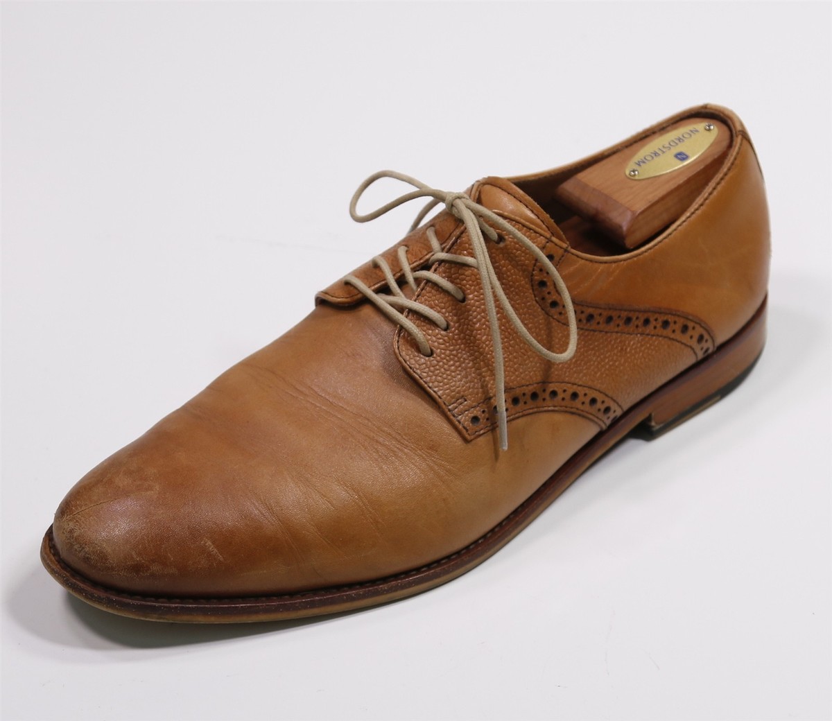 honey brown dress shoes Wolf & Shepherd Crossover Derby Honey / White / 11.5