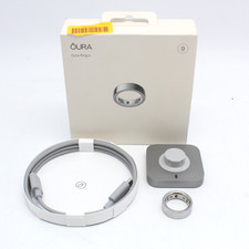 Oura Ring 4 Smart Ring Activity Tracker Size 9 in Silver (JZ90-54217-09)