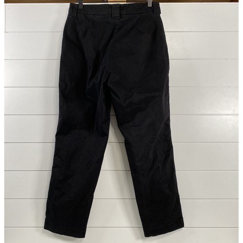 Kotn Damen Plissee Baumwollmischung Hose Pants 8 schwarz 90er nachhaltig ethisch - Bild 5 von 15