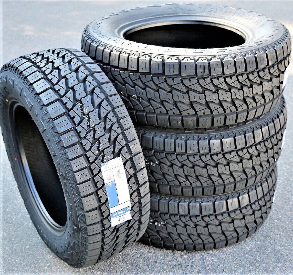 265/75/16 All Terrain Truck Tires 4 Tires Terra Storm CAT3 A/T LT 265 ...