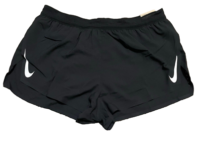 Nike Aeroswift Dri-Fit ADV 2” Black Running Shorts Size Men's
