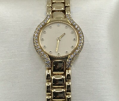 Ebel 18K Yellow Gold Beluga Diamond Ladies Watch