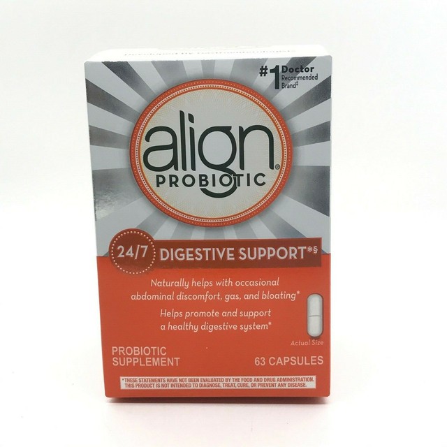 Align Probiotics Digestive Support Supplement Capsules 63 Count for