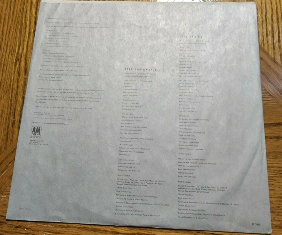 Amy Grant - The Collection - 1986 Vinyl LP Record Album A&M # - Image 4 of 4