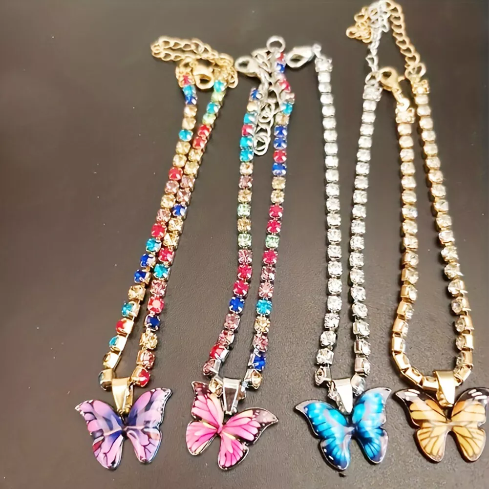 Butterfly tennis anklet deals