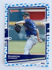 2020 Donruss Brandon Woodruff Baby Shark Emoji Milwaukee Brewers🔥🔥🔥