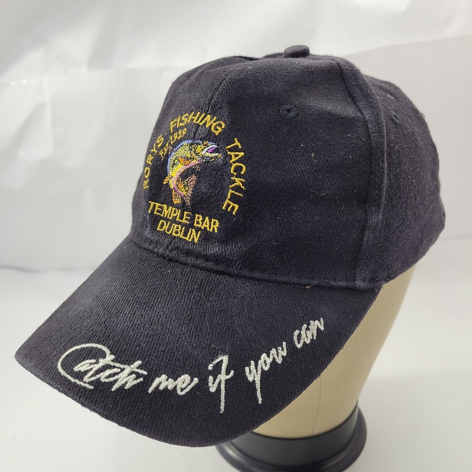 Rory's Fishing Tackle Temple Bar Ireland Baseball Cap Hat Black