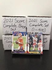 2021 Score Football Complete Base Set (#1-400) - All Rookies Included!