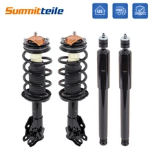 4PCS Front Rear Struts Shocks w/ Coil Spring For 2006-2011 Honda Civic DX EX LX